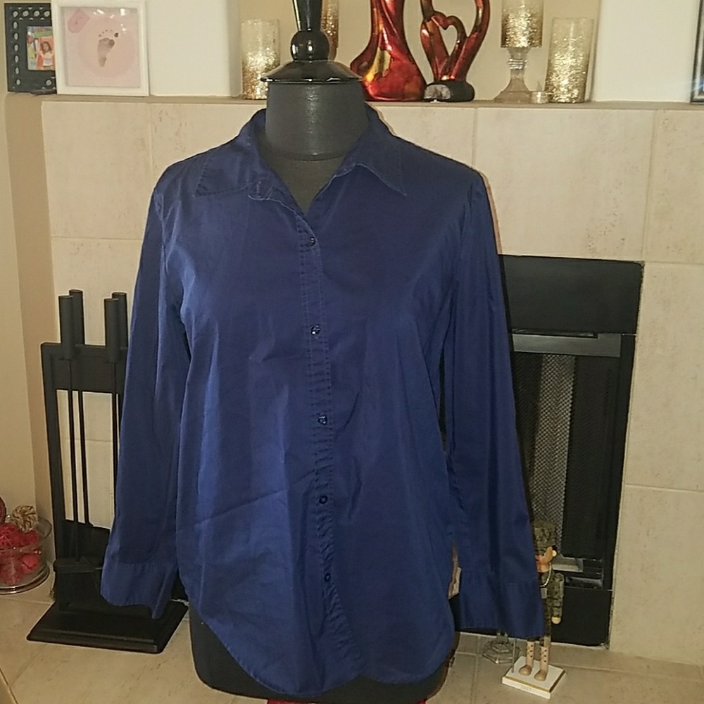 **SOLD**Blue button down shirt